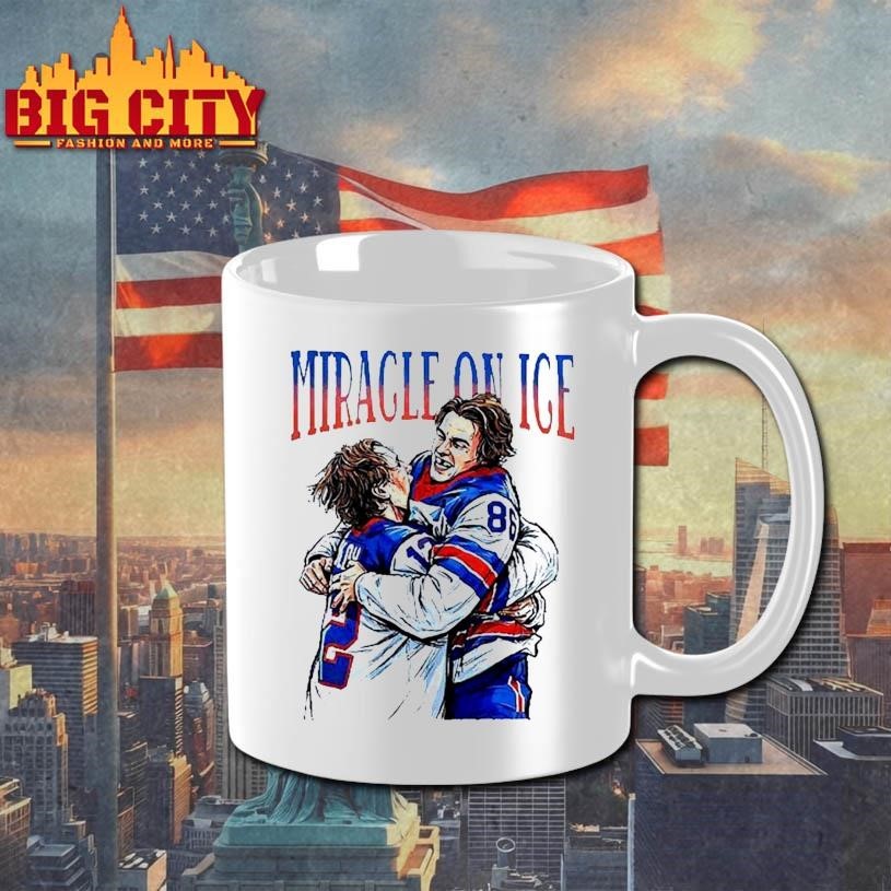 Miracle on ICE Jack Hughes hug Quinn Hughes USA Olympic Gold Medal hockey Shirt