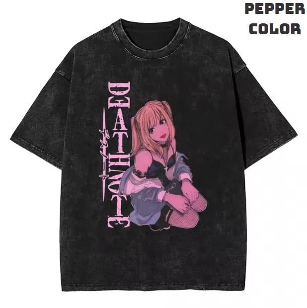 Misa Sexy Girl Vintage Graphic Tees, Death Note Shirt, Manga Anime Tshirt, Anime Clothing, Unisex T-Shirt, Shirt For Men...