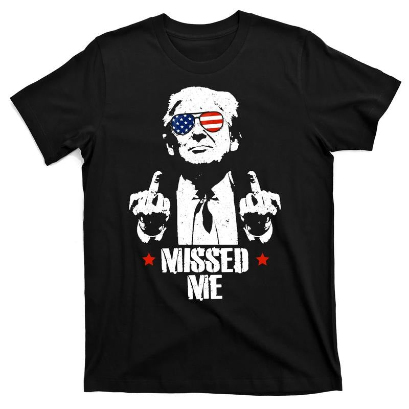 Missed Me Finger Trump 2024 Take America Back Pennsylvania Rally T-Shirt Hoodie, Sweatshirt | UrbanDripWear.com