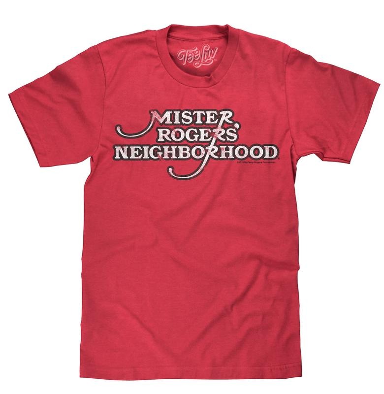 Mister Rogers' Neighborhood T-Shirt - Red graphic tee Hoodie, Sweatshirt | UrbanDripWear.com