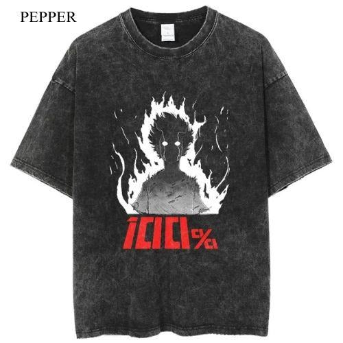 Mob Psycho Vintage T-Shirt Gift For Him Hoodie, Sweatshirt | UrbanDripWear.com