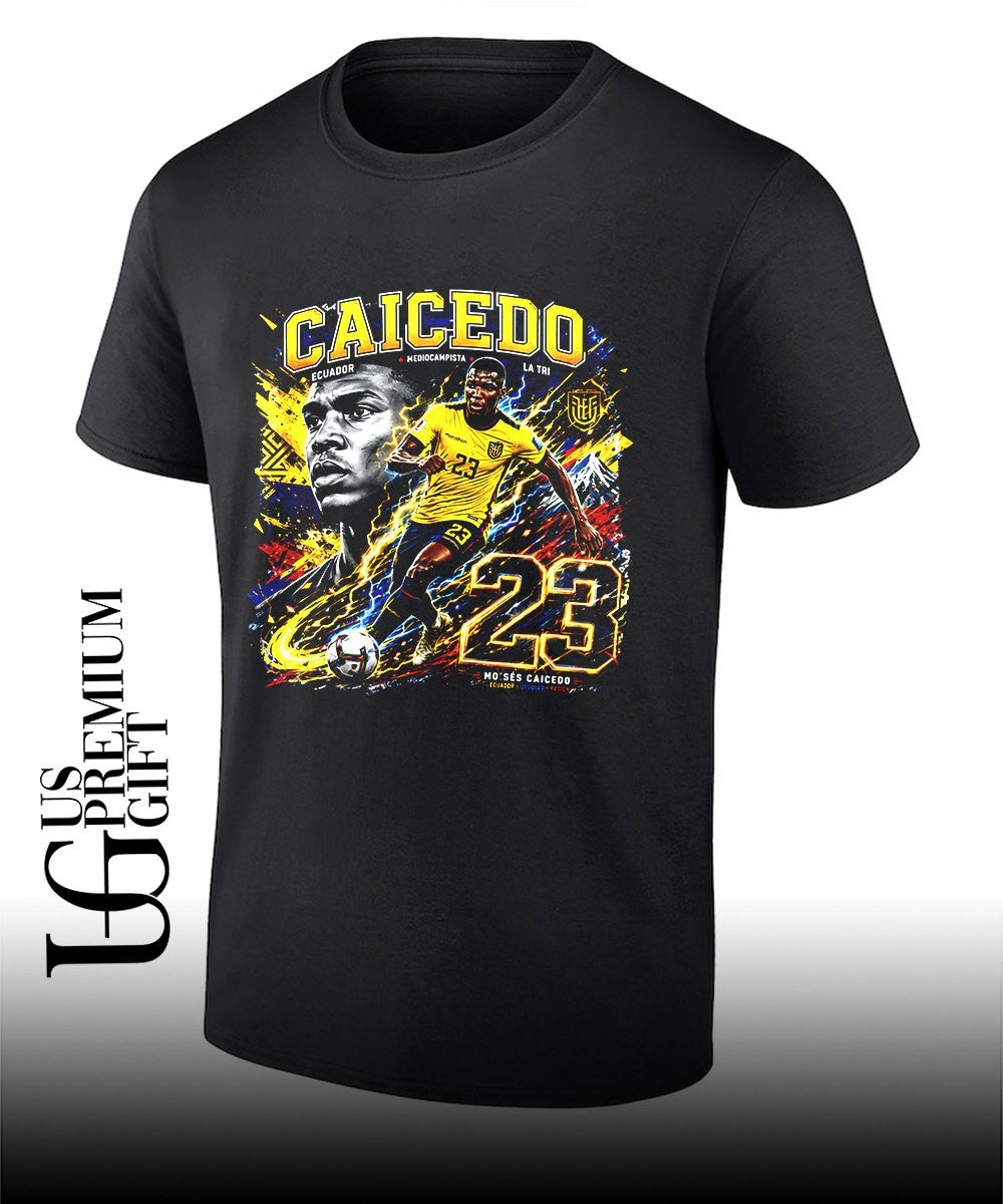 Moises Caicedo Ecuador National Football Team La Tri 23 Soccer Athlete shirt