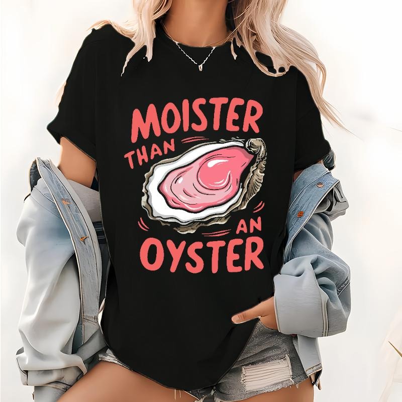 Moister Than An Oyster Shucking Funny Shellfish Shucker T-Shirt Hoodie, Sweatshirt | UrbanDripWear.com