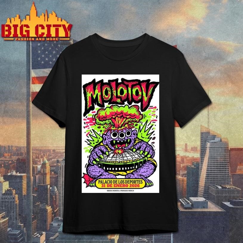 Molotov Palacio De Los Deportes January 31 2026 Concert Poster Shirt