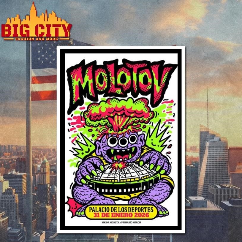 Molotov Palacio De Los Deportes January 31 2026 Concert Poster Shirt