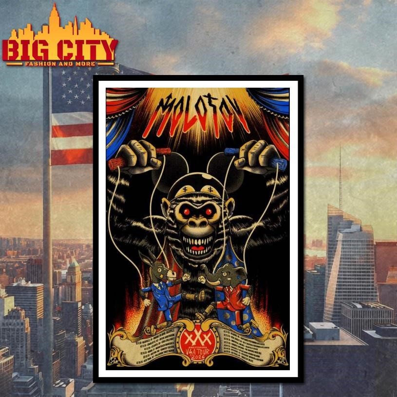 Molotov USA 2026 Tour Poster Shirt