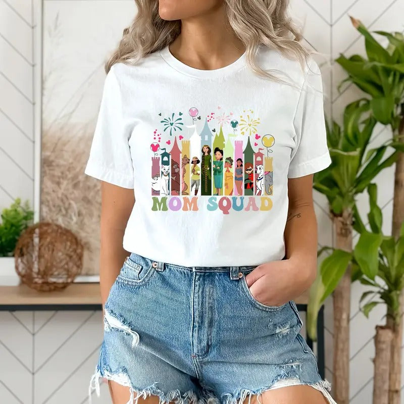 Mom Squad Shirt Mama Matching T-shirt Mom Tee Family Trip Sweatshirt Mom Vacation Shirt Mother's Day Gift Hoodie
