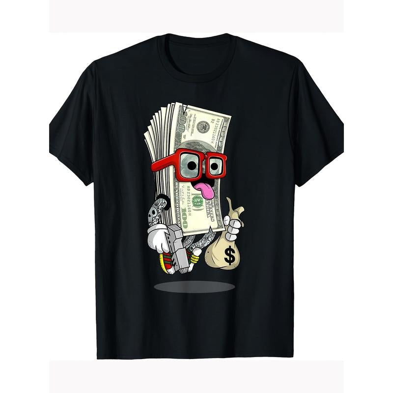 Money Hip Hop Graphic Urban Graffiti Art 220g 100% Cotton T-Shirt made in usa Hoodie, Sweatshirt | UrbanDripWear.com