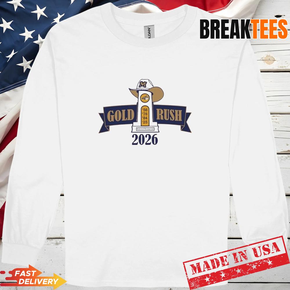 Montana State Bobcats Gold Rush Trophy 2026 Shirt
