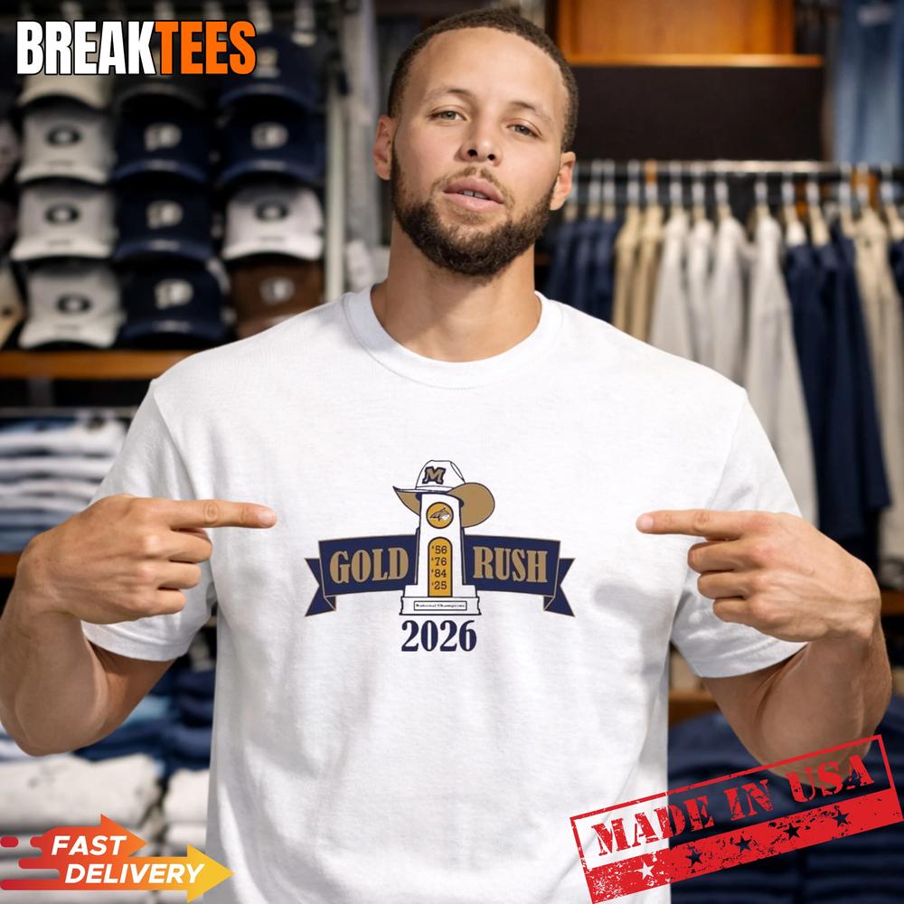 Montana State Bobcats Gold Rush Trophy 2026 Shirt