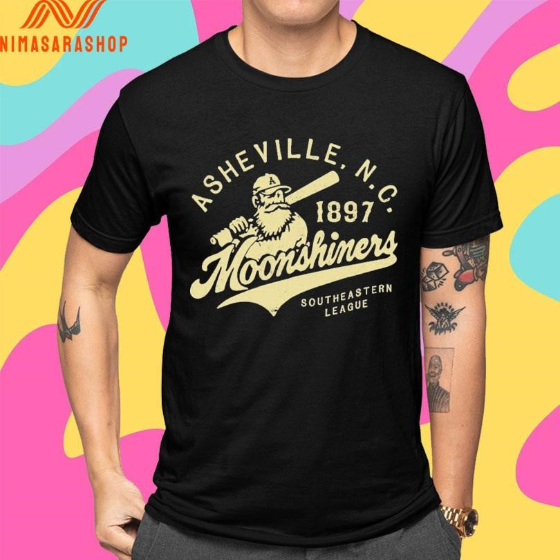 Moonshiners Asheville N C 1897 Southeastern League Shirts