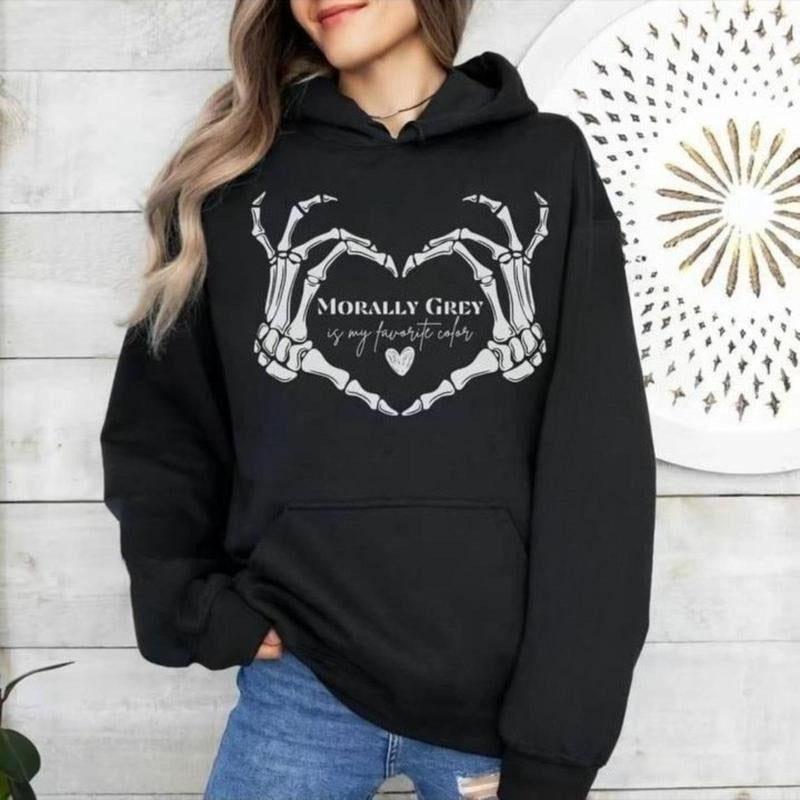 Morally Romance Hoodie, STFUATTDLAGG Hoodie, Good Girl Hoodie, Bookish Sweatshirt - Tops, Pullover T-Shirts