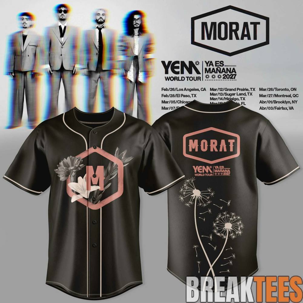 Morat YEM YA ES MANANA World Tour 2027 Baseball Jersey