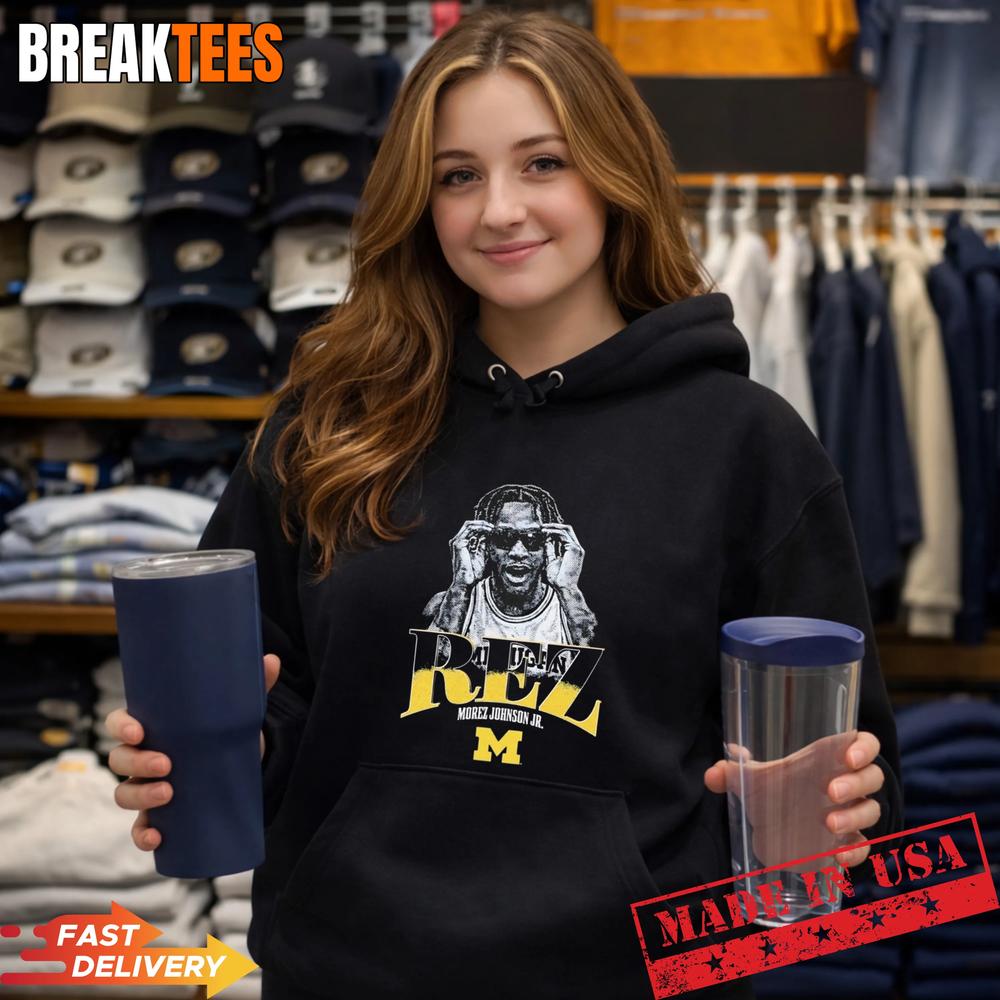 Morez Johnson REZ Michigan Wolverines basketball graphic Shirt