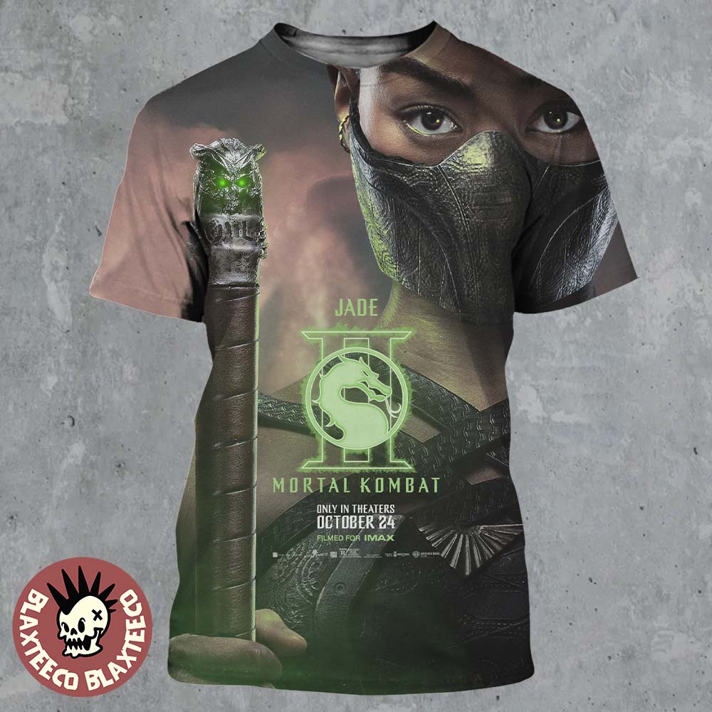 Mortal Kombat II Movie Exclusive Jade Character Poster All Over Print Shirt