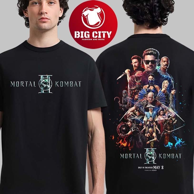 Mortal Kombat II Movie Official Poster Only In Theaters On May 8 2026 Two Sided Shirt