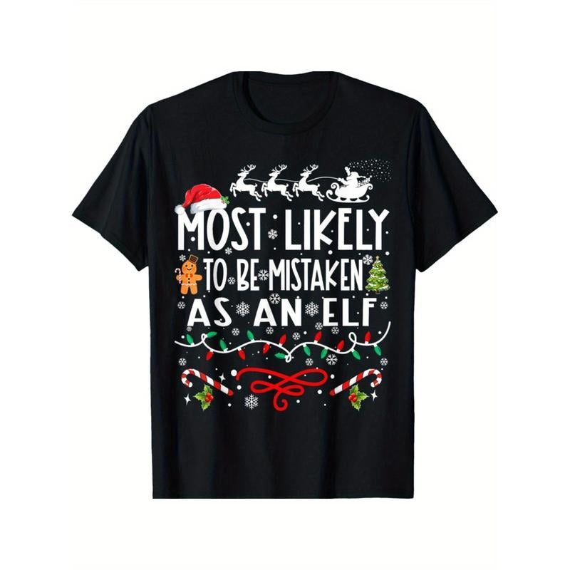 Most Likely To Be Mistaken As An Elf Family Christmas T-Shirt made in usa Hoodie, Sweatshirt | UrbanDripWear.com