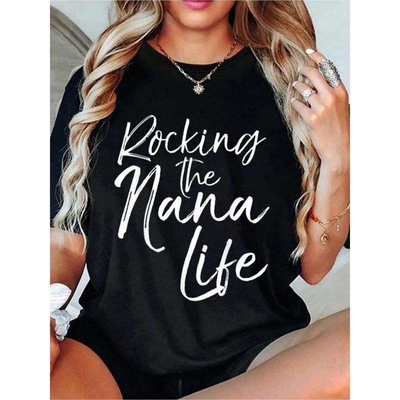 [Mother's Day Gift, Rocking The Nana Life] Soft & Comfortable Women's T-Shirt