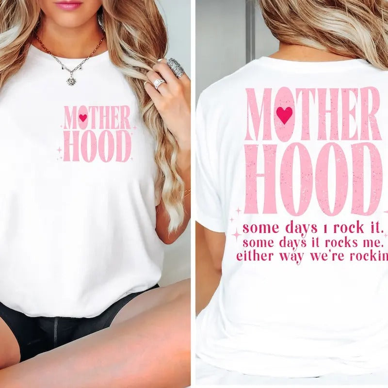 Motherhood Shirt, Motherhood Sweatshirt, Some Days I Rock It, Retro Motherhood Shirt, Retro mom sweatshirt, Rockin...