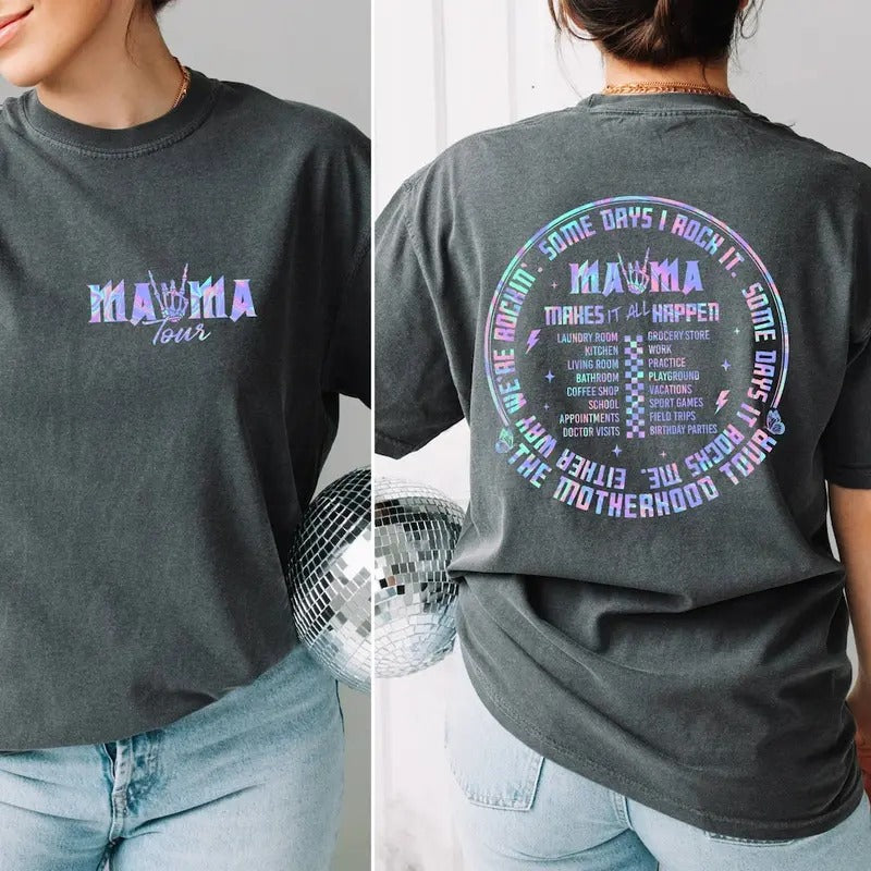 Motherhood Shirt, Some Days I Rock It Shirt, Mama Lighting Bold Shirt, Mama Funny Tour Shirt Hoodie, Sweatshirt