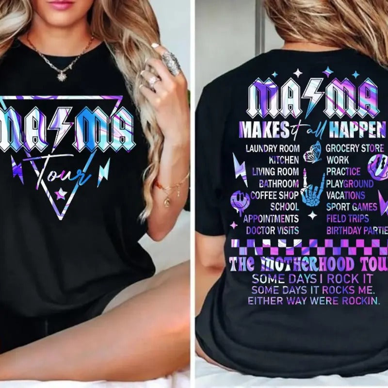 Motherhood shirt,  Mama Funny Tour shirt, Mother's Day gift Hoodie, Sweatshirt | UrbanDripWear.com
