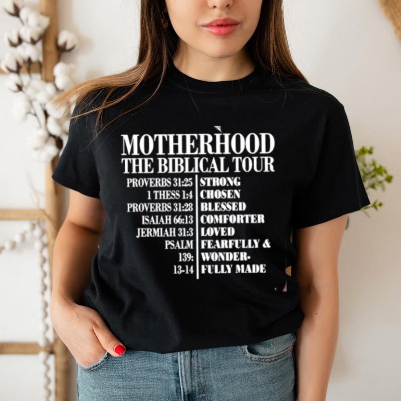 Motherhood the Biblical Tour Shirt Casual Style Crew Neck Short Sleeve T-Shirt Tops Trendy for Unisex, Perfect Gift...
