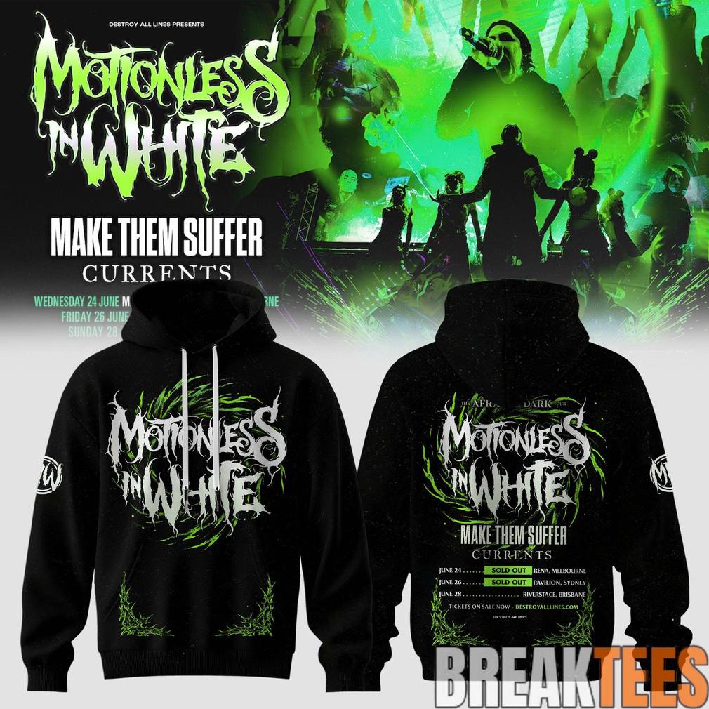 Motionless In White Afraid of the Dark Exclusive Hoodie