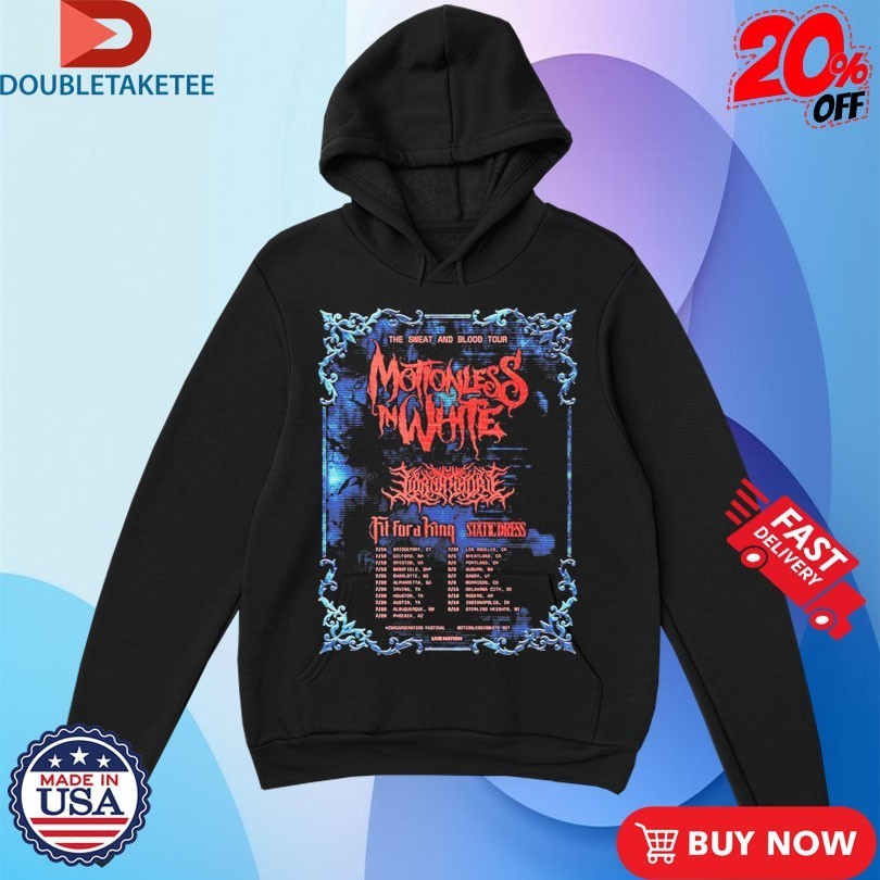 Motionless In White The Sweat And Blood Tour 2026 Dates Venue Shirts