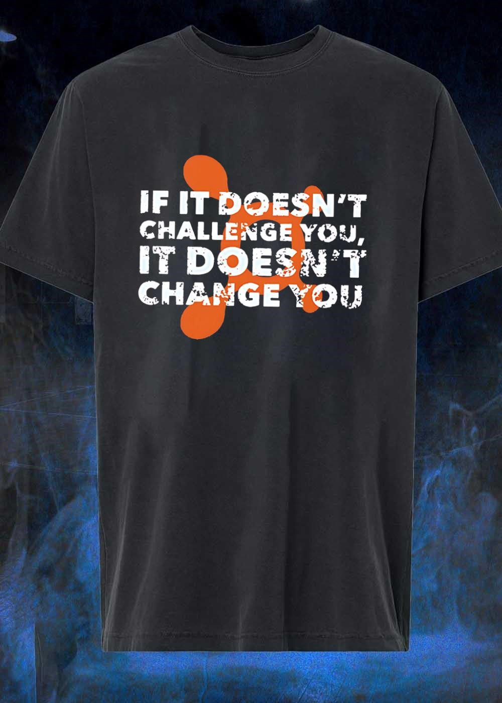 Motivational Quote Fitness Graphic If It Doesnt Challenge You Change You Shirt
