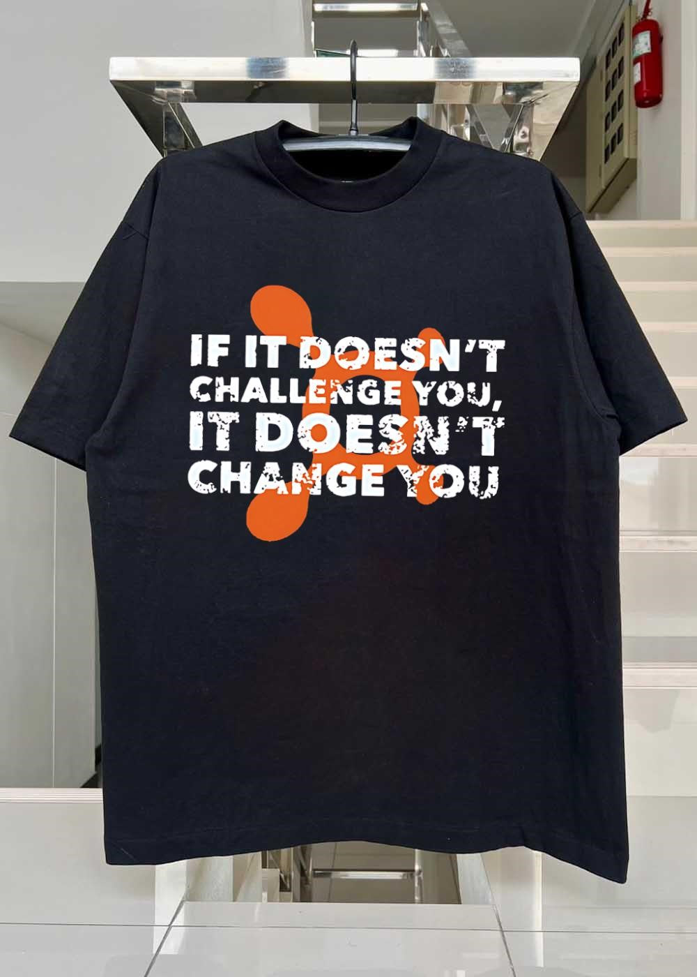 Motivational Quote Fitness Graphic If It Doesnt Challenge You Change You Shirt