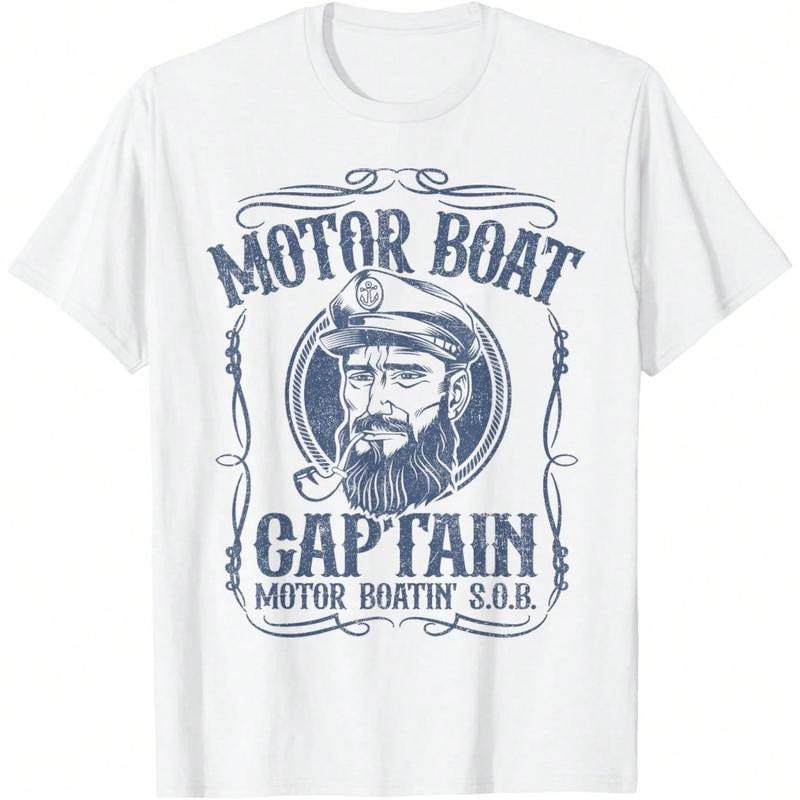 Motor Boat Captain Funny Pontoon Boating Motor Boatin Lake T-Shirt Hoodie, Sweatshirt | UrbanDripWear.com