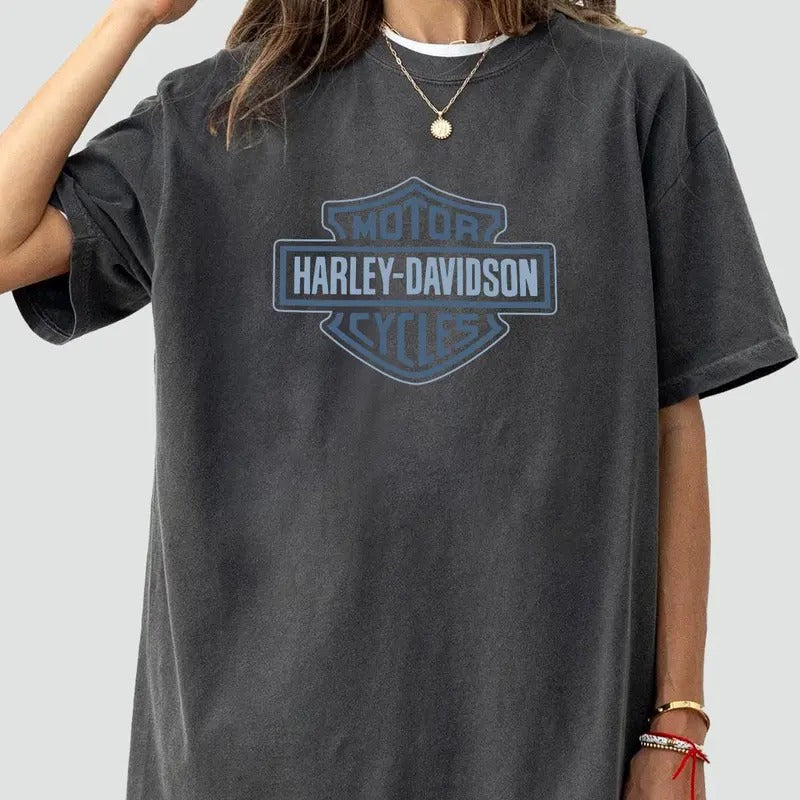 Motor Vintage 90s Har ley Shirt , Full Colors, Full Sizes, Gift For Men, Cotton