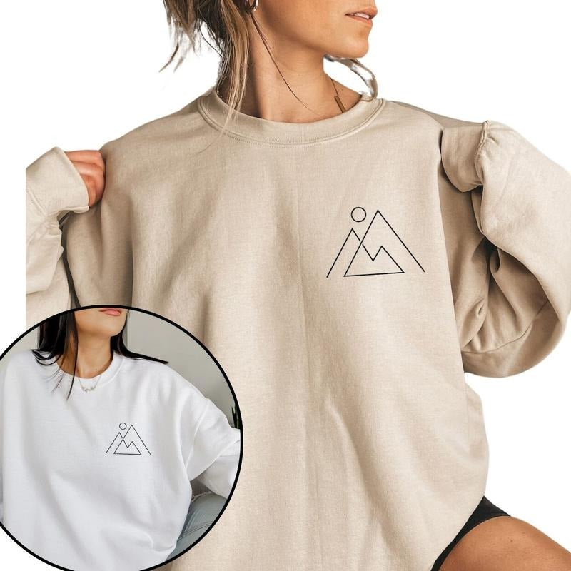 Mountains Sweatshirt, Camping Sweatshirt, Pocket Mountain Sweatshirt T-Shirts, Hoodie | UrbanDripWear.com