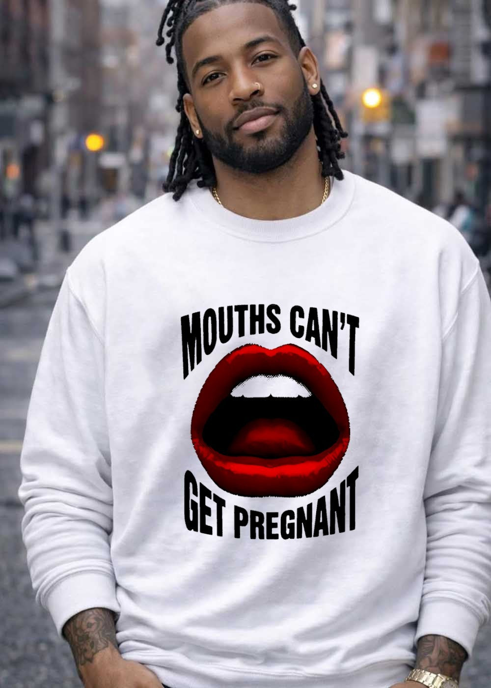 Mouths Can’t Get Pregnant Graphic T-Shirt