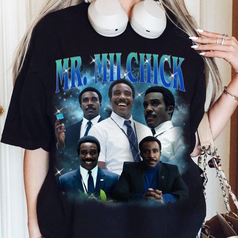 Mr. Milchick Severance Rap Tee, Retro TV Show Fan Shirt, Funny Severance Design Hoodie, Sweatshirt | UrbanDripWear.com
