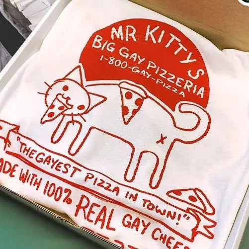 Mr. Kittys BIG GAY PIZZERIA - Shirt Hoodie, Sweatshirt | UrbanDripWear.com