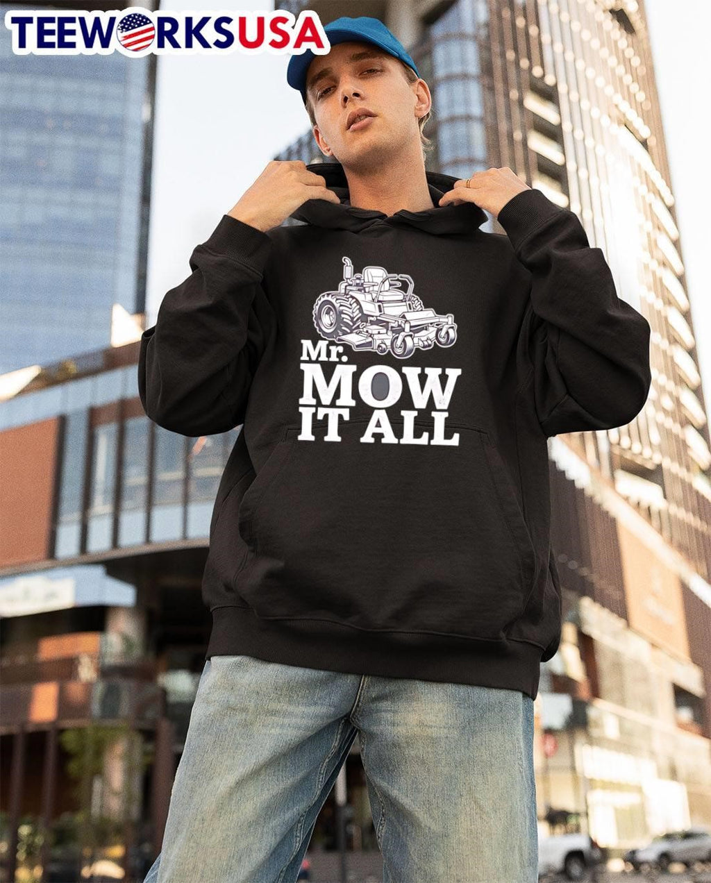 Mr Mow It All Zero Turn Lawn Mower T-Shirt