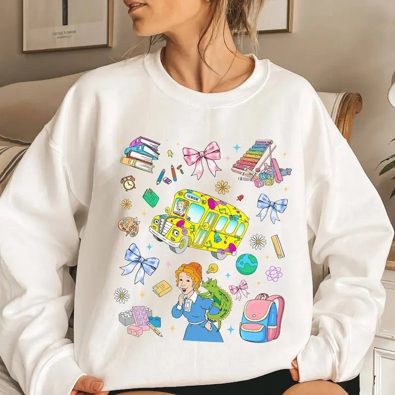 Ms.Frizzle The Magic School Bus Shirt, Miss Frizzle Shirt, Back To School Shirt, Everyday Of Week Ms Frizzle Shirt, Magic...