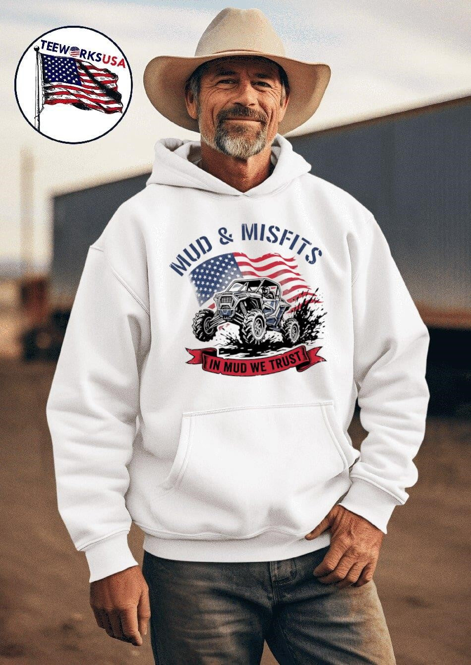 Mud & Misfits In Mud We Trust Off-Road Vehicle Shirt
