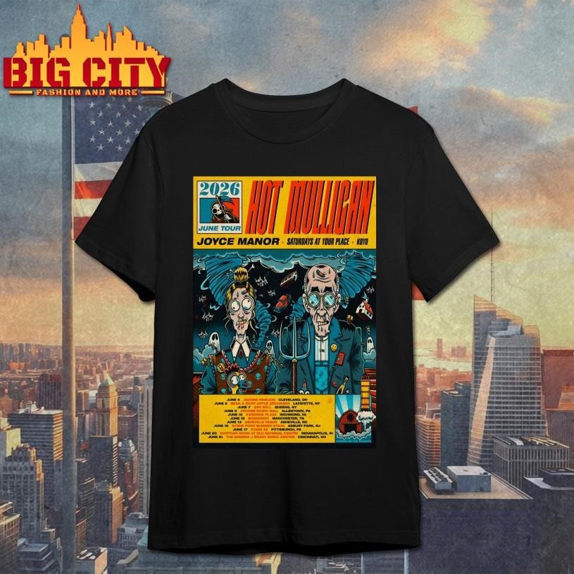 Mulligan Jun 2026 Tour Poster Shirt
