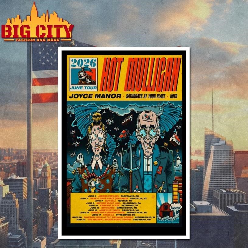 Mulligan Jun 2026 Tour Poster Shirt