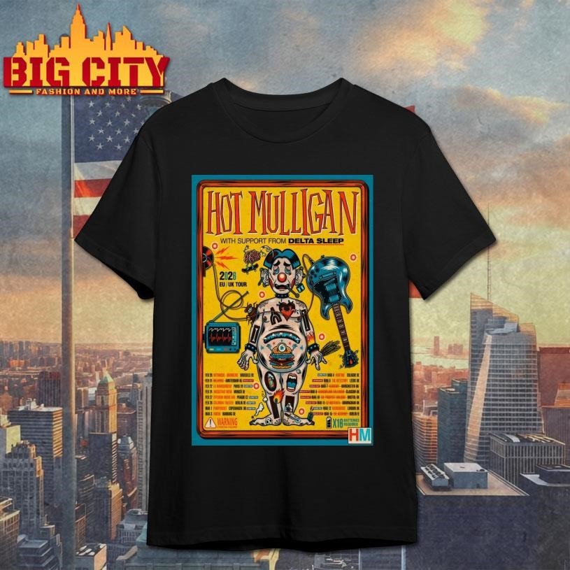 Mulligan With Delta Sleep EU-UK 2026 Tour Poster Shirt
