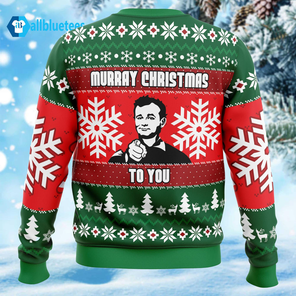 Murray Christmas Bill Murray Ugly Christmas Sweater