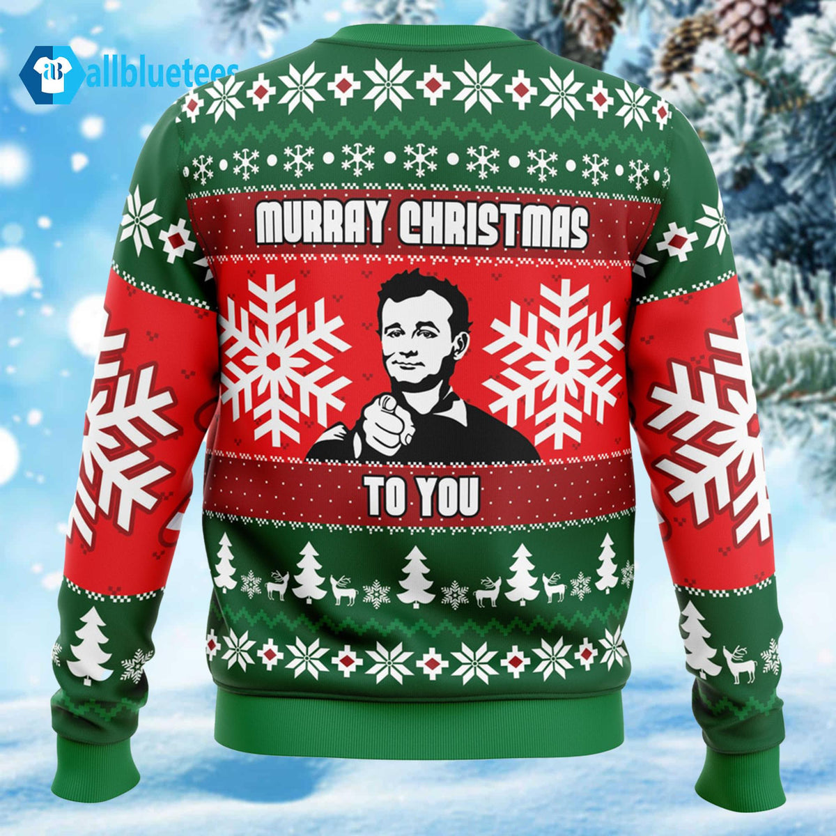Murray Christmas Bill Murray Ugly Christmas Sweater