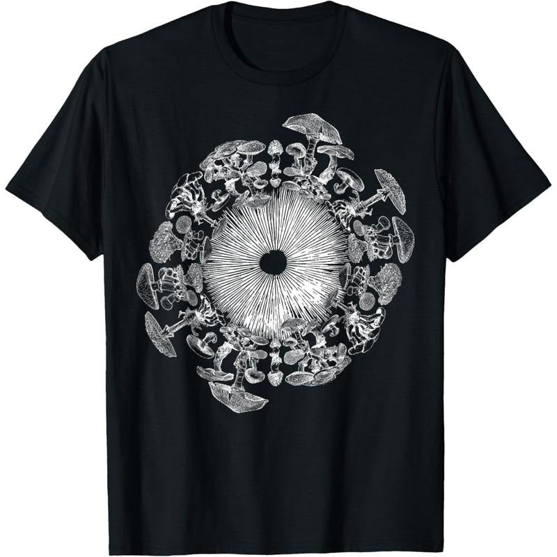 Mushroom Iris Mycology Foraging Mycologist Spore Print T-Shirt Hoodie, Sweatshirt | UrbanDripWear.com