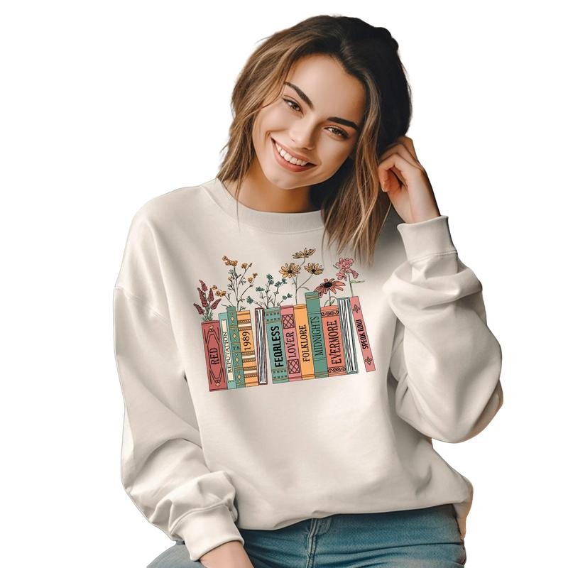 Music Albums as Books Shirt, Vintage Albums as Books Hoodie, Sweatshirt | UrbanDripWear.com
