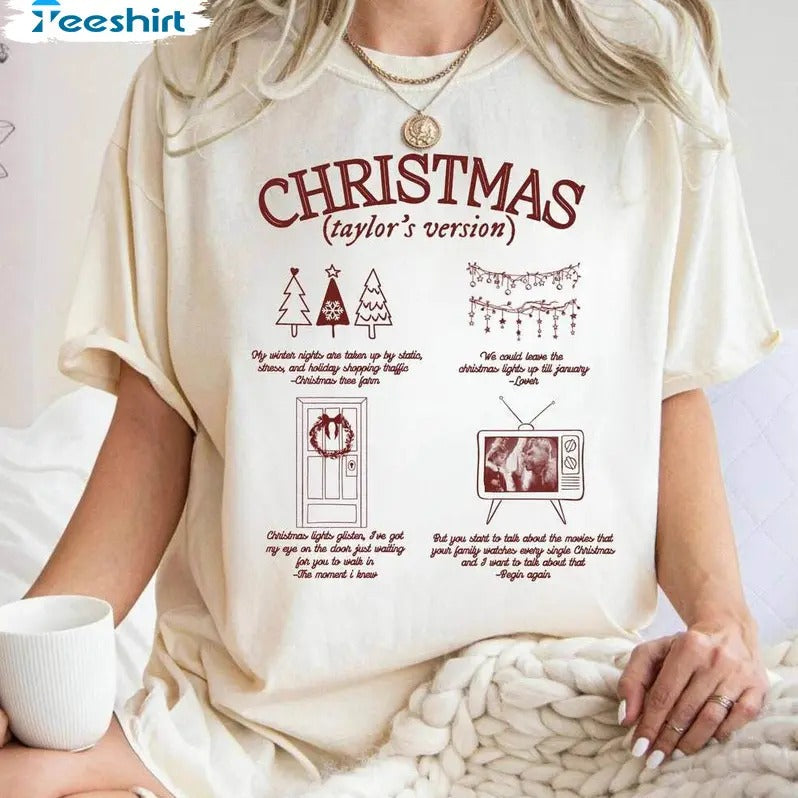 Music Christmas Sweatshirt Tshirt, Merry Christmas Shirt, Cute Winter Sweatshirt Hoodie | UrbanDripWear.com