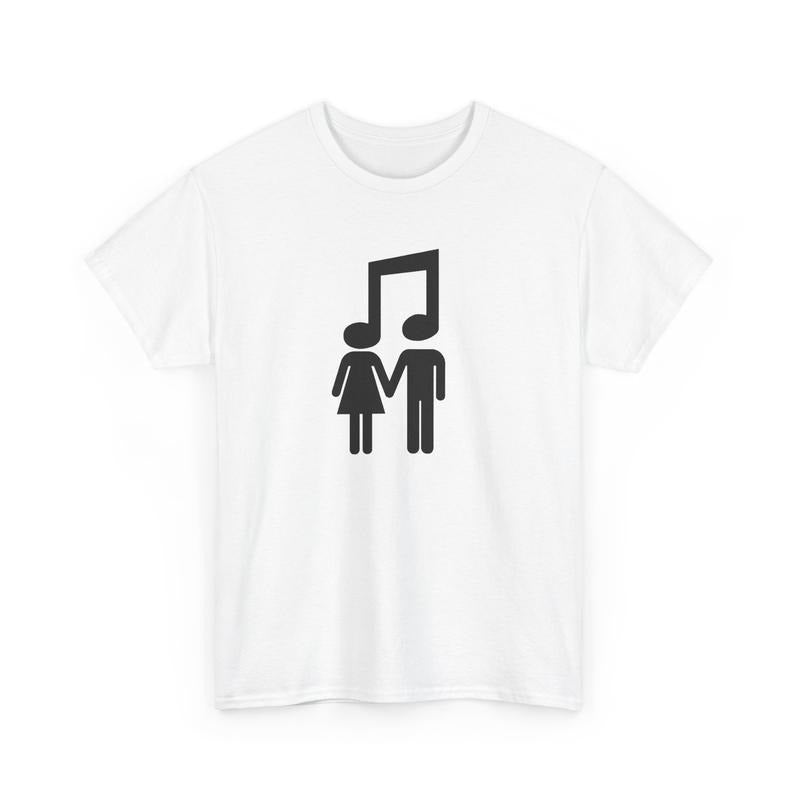 Music Connects People Unisex Heavy Cotton Tee, Music Lover Gift, Musical Shirt, Music Apparel, Concert Tee, Artist Tee...