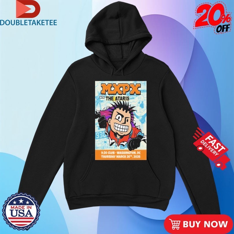 MxPx March 26 2026 Club Washington, DC Shirts