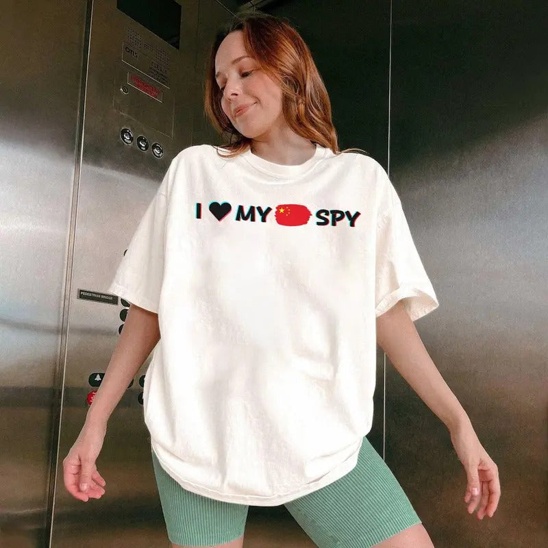 My Chinese Spy Shirt, Saying Goodbye to my chinese spy , I love my chinese spy T-Shirt, Matching Couple Sweashirt Hoodie,...